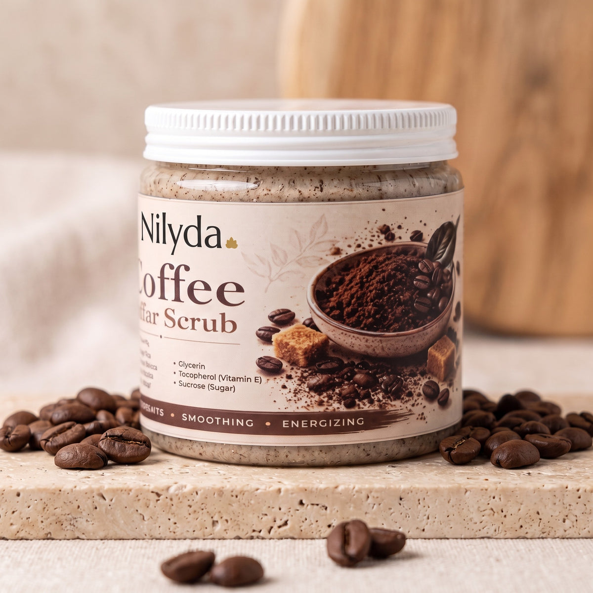 Coffee Scrub 250 GM – handmade by Nilyda (photo 4)