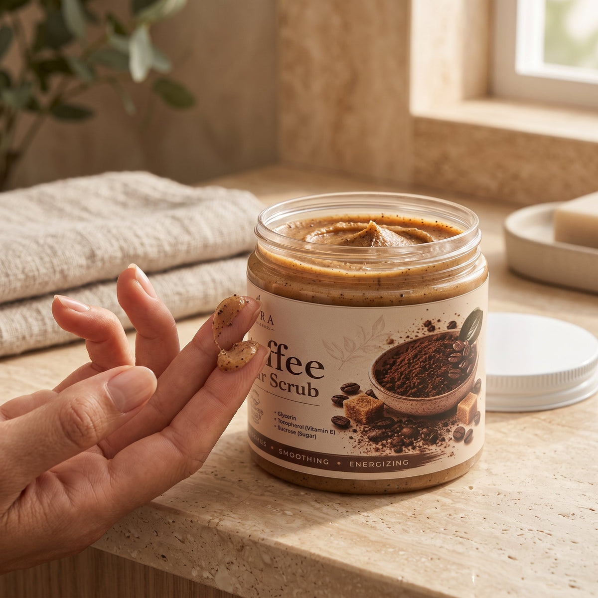 Coffee Scrub 250 GM – handmade by Nilyda (photo 3)