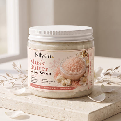 Musk Scrub 250 GM – handmade by Nilyda