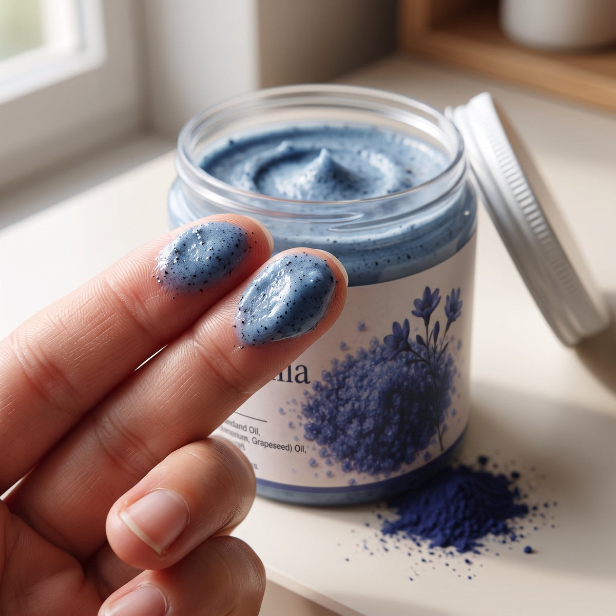 Blue Nila Scrub 250 GM – handmade by Nilyda (photo 2)