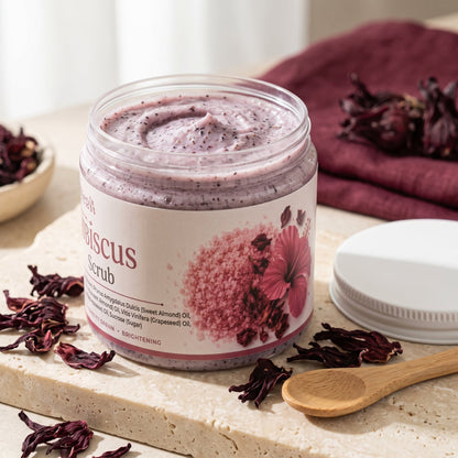 Hibiscus Scrub 250 GM – handmade by Nilyda (photo 5)