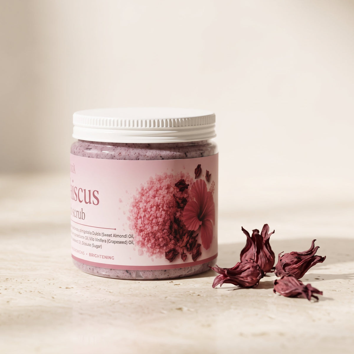 Hibiscus Scrub 250 GM – handmade by Nilyda (photo 4)