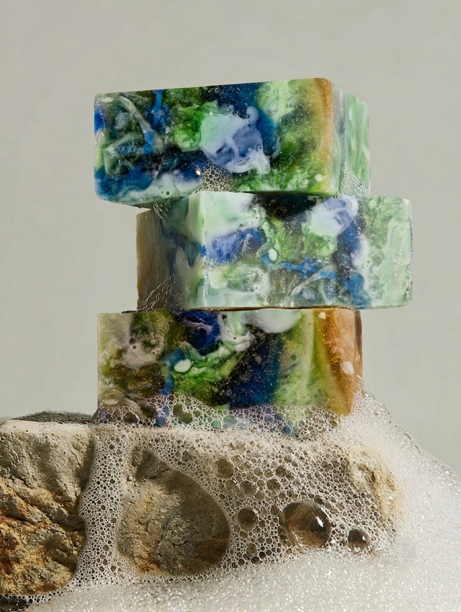 Earthy Soap Bar 120 GM – handmade by Nilyda (photo 7)