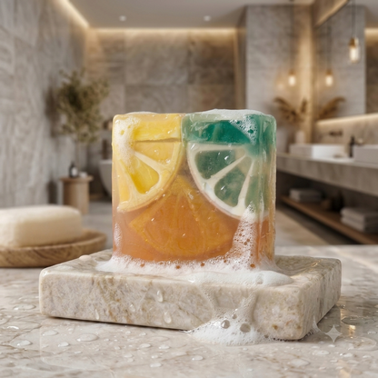 Lemon Glow Bar 150 GM – handmade by Nilyda
