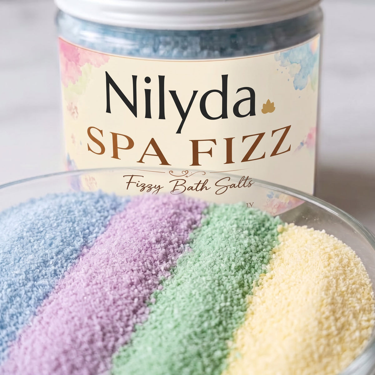 Spa Bath Fizz Salt – handmade by Nilyda
