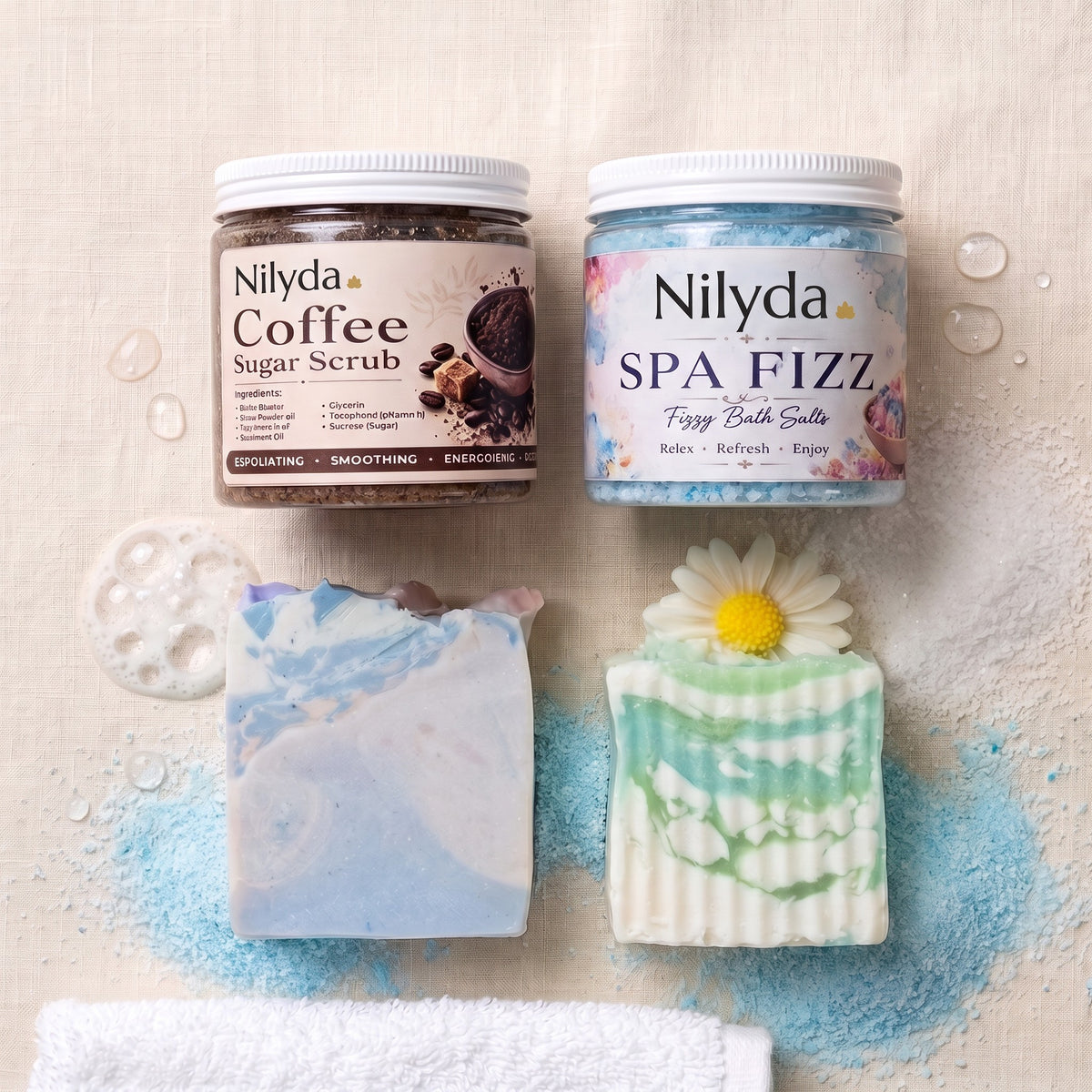 Glow & Renew Bundle – handmade by Nilyda