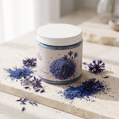 Blue Nila Scrub 250 GM – handmade by Nilyda