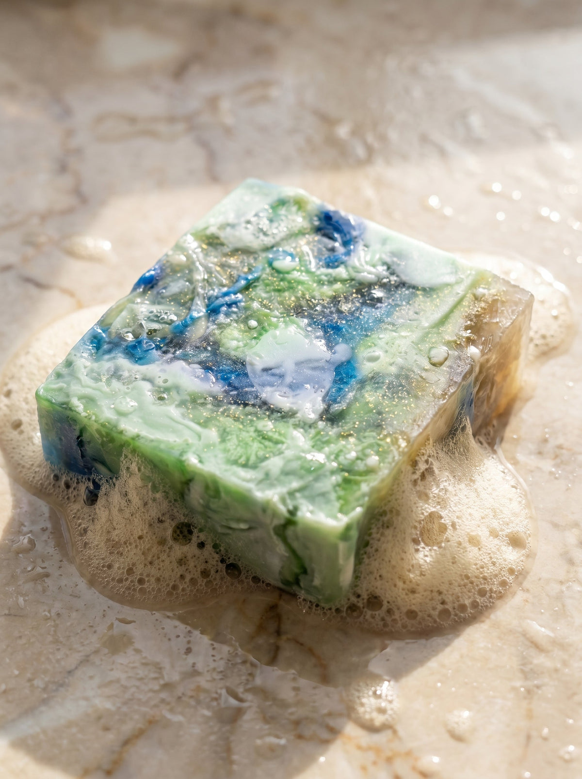 Earthy Soap Bar 120 GM – handmade by Nilyda (photo 4)