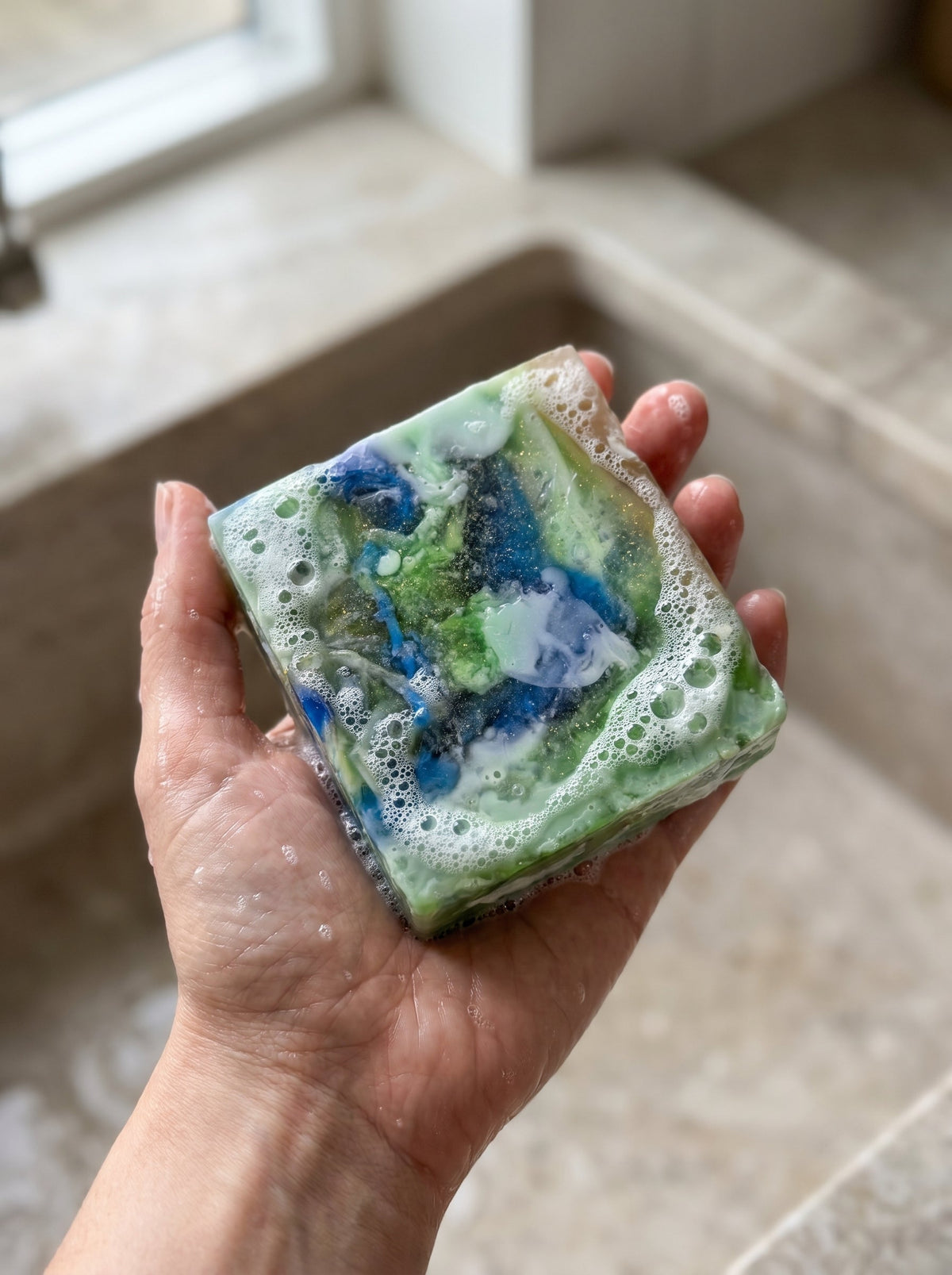 Earthy Soap Bar 120 GM – handmade by Nilyda (photo 5)