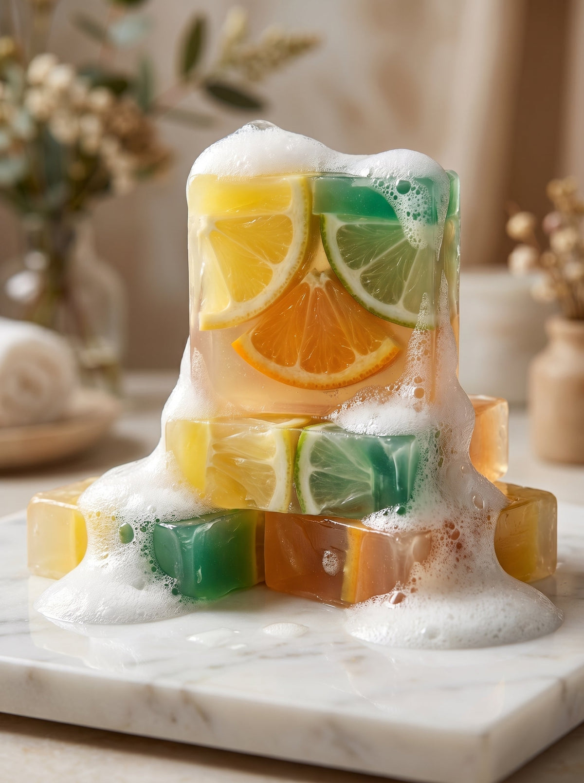 Lemon Glow Bar 150 GM – handmade by Nilyda (photo 3)