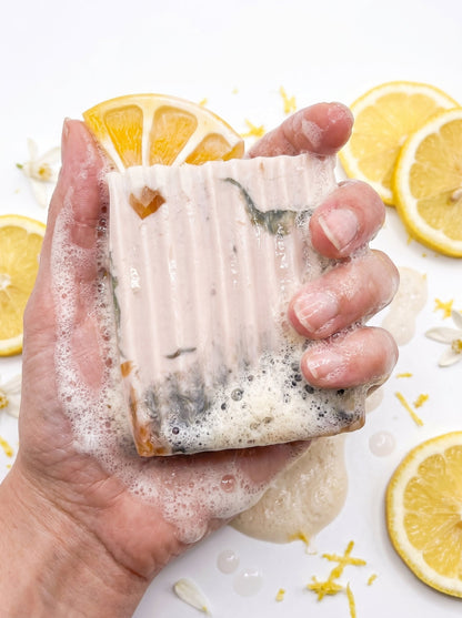 Lemon Soap 120 GM – handmade by Nilyda (photo 4)