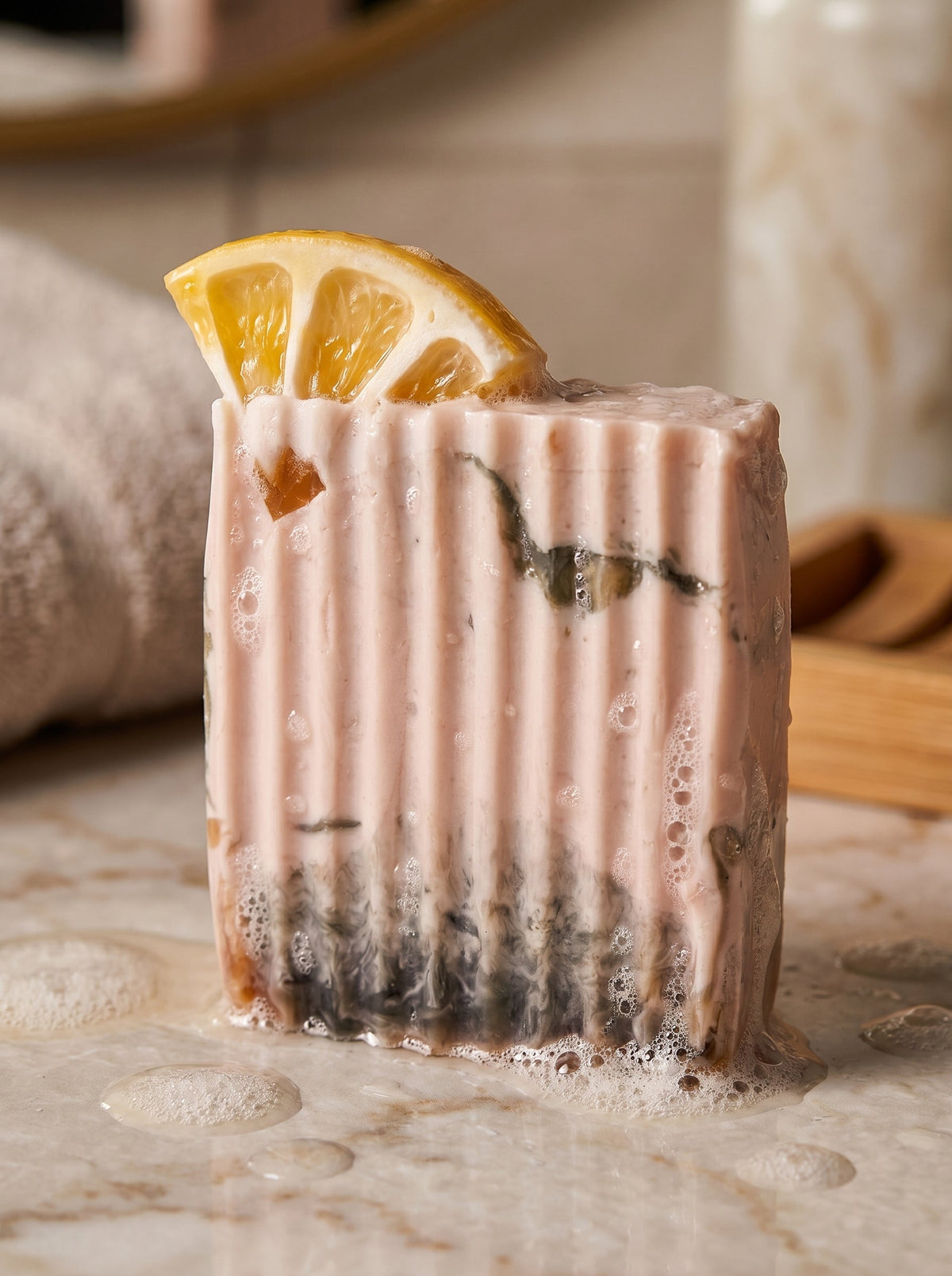 Lemon Soap 120 GM – handmade by Nilyda (photo 3)