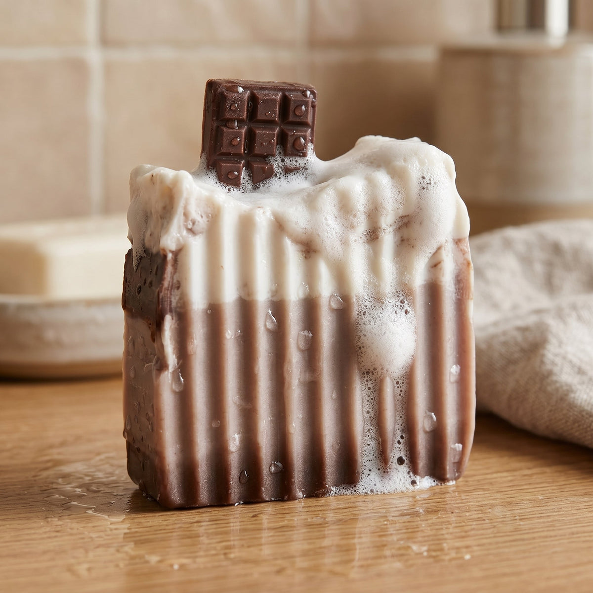 Chocolate Coconut Bar 120 GM – handmade by Nilyda
