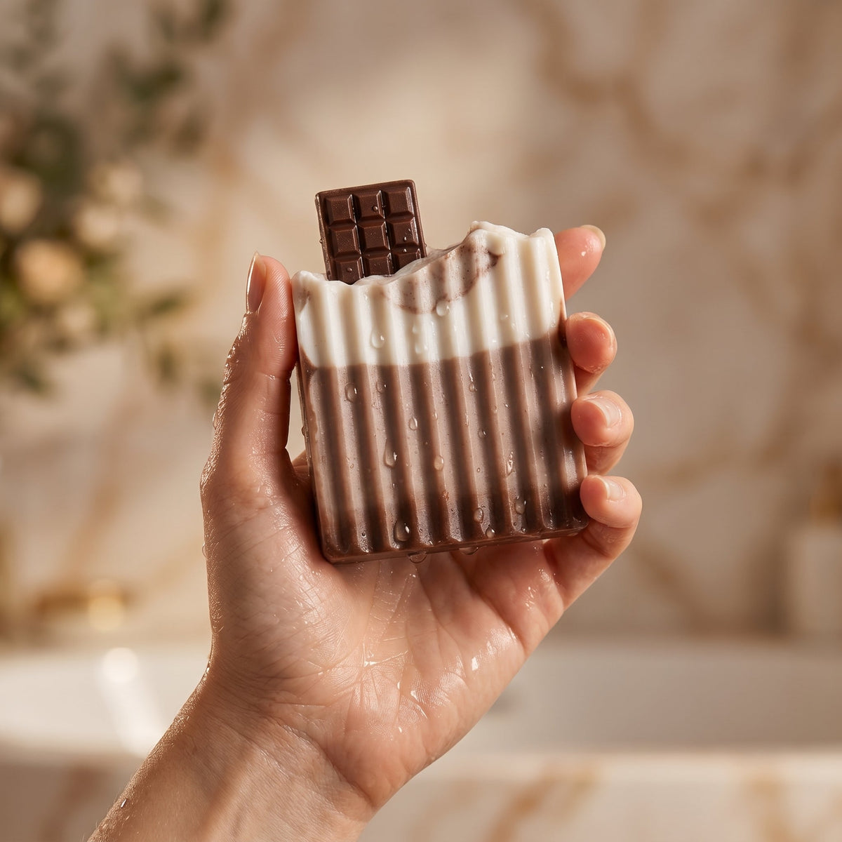 Chocolate Coconut Bar 120 GM – handmade by Nilyda (photo 5)