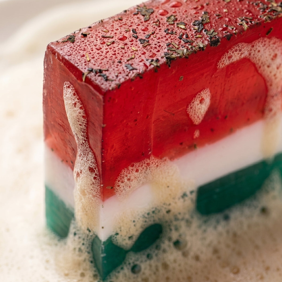Watermelon Glow Bar 120 GM – handmade by Nilyda (photo 2)