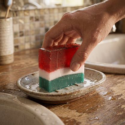 Watermelon Glow Bar 120 GM – handmade by Nilyda (photo 3)