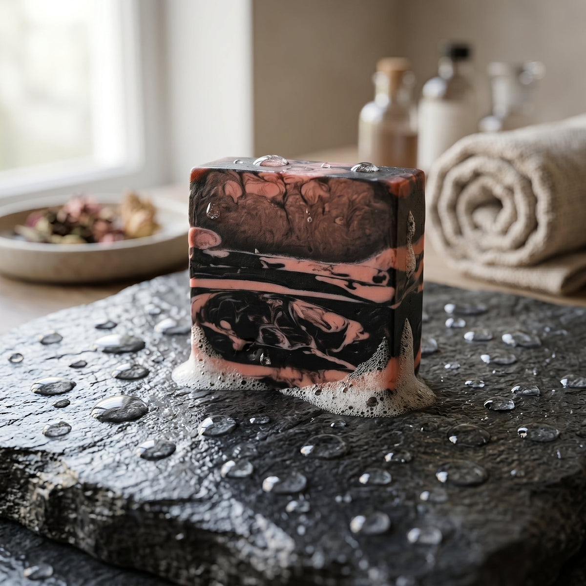 Charcoal Detox Bar 150 GM – handmade by Nilyda