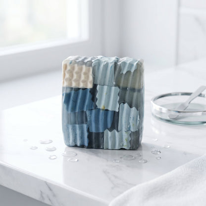 Salicylic Acid Blue Bar 150 GM – handmade by Nilyda