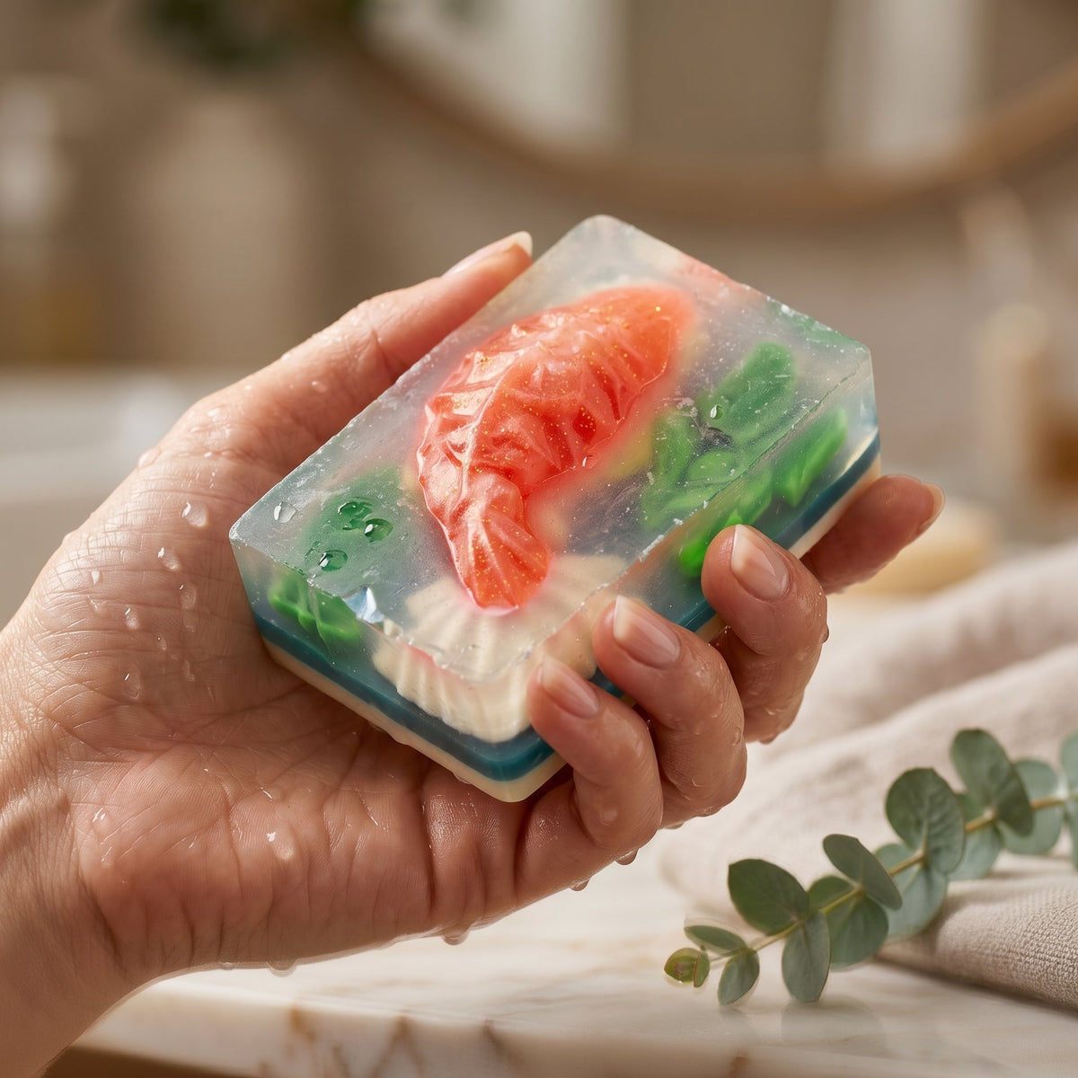 Red Fish Bar 150 GM – handmade by Nilyda (photo 4)