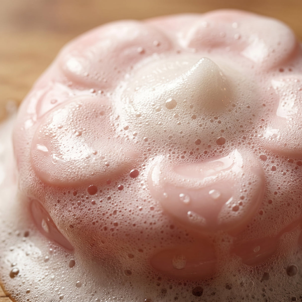 Pink Daunts Soap 100 GM – handmade by Nilyda (photo 4)