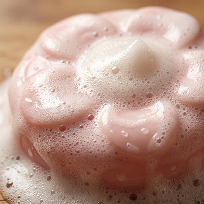 Pink Daunts Soap 100 GM – handmade by Nilyda (photo 4)