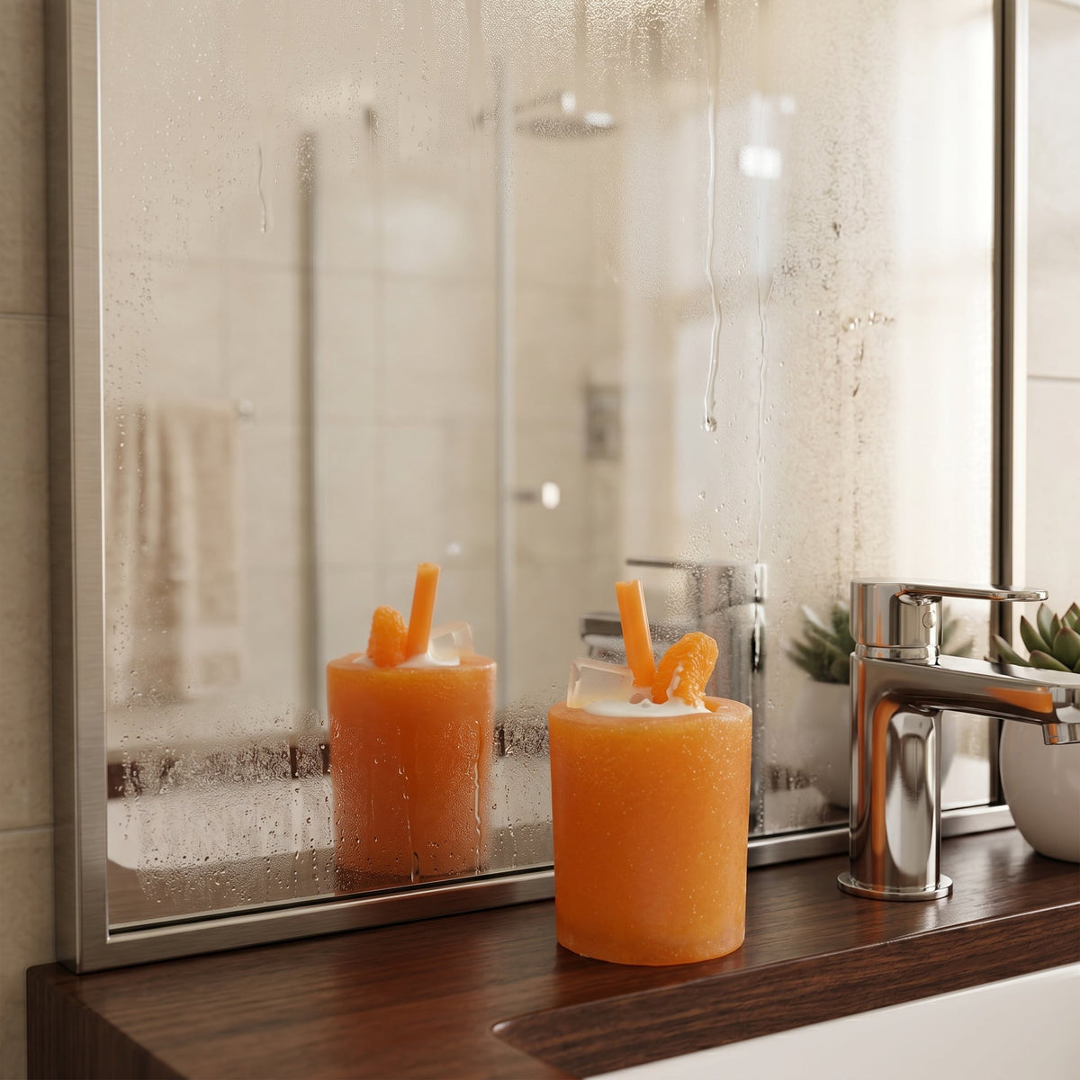 Orange Cup Soap 100 GM – handmade by Nilyda