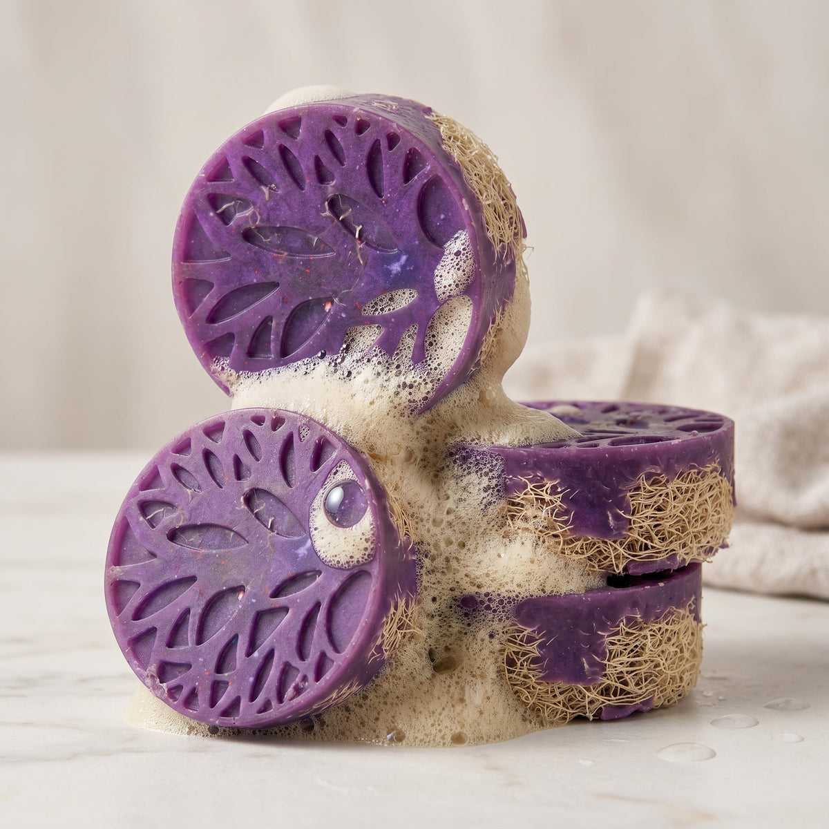 Lavender Massage Bar 100 GM – handmade by Nilyda